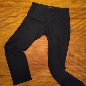 Eileen Fisher Knit Stretchy Black Crop Pants